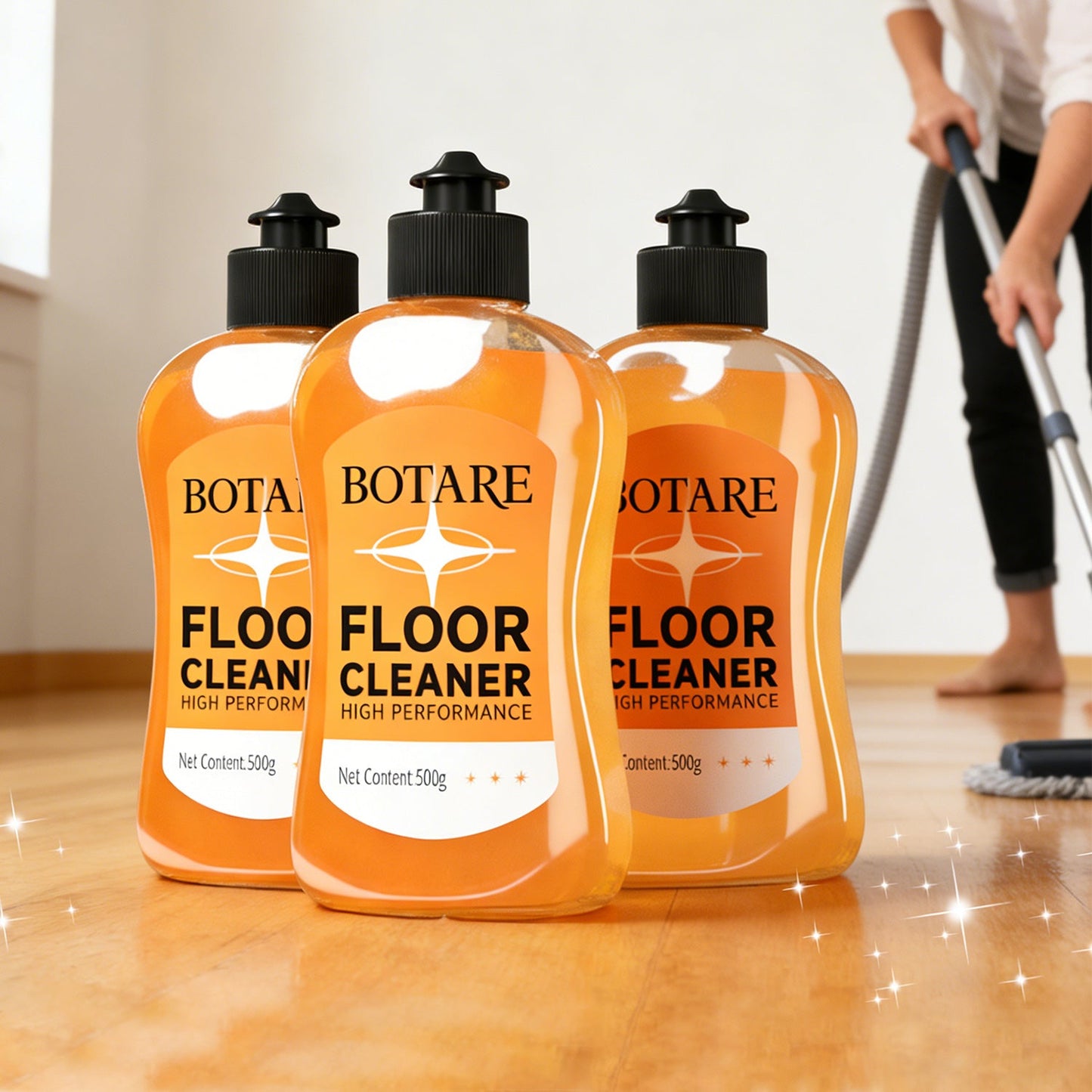 BOTARE Enzyme-Powered Floor Cleaner – Fast Drying, Streak-Free Shine, Safe for All Floors